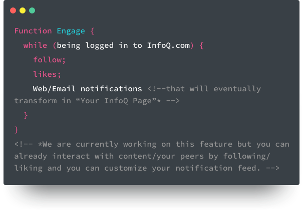 Engage with the new features